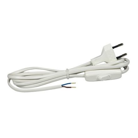 COMMEL Csatlakozó kábel H03VVH2-F 2x0,75 / 3 m