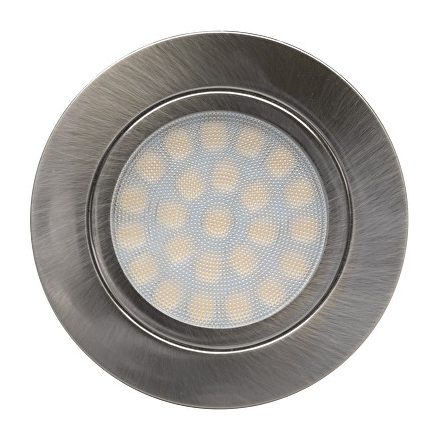 Lumen LED lámpa, beépíthető, 220-240V AC, 4W, IP44, 4000K, szatén nikkel 