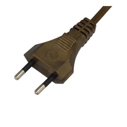 COMMEL Csatlakozó kábel H03VVH2-F 2x0,75 / 2 m
