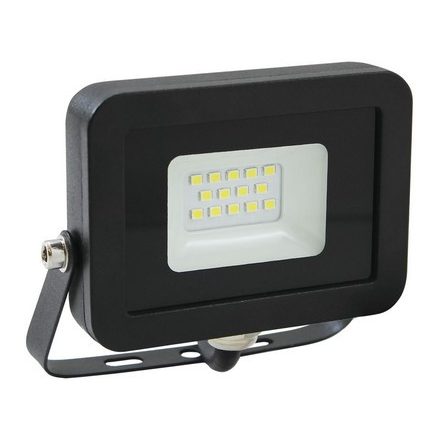 Commel LED reflektor, 10W, 6500K, 800lm, 220-240V, IP65, fekete