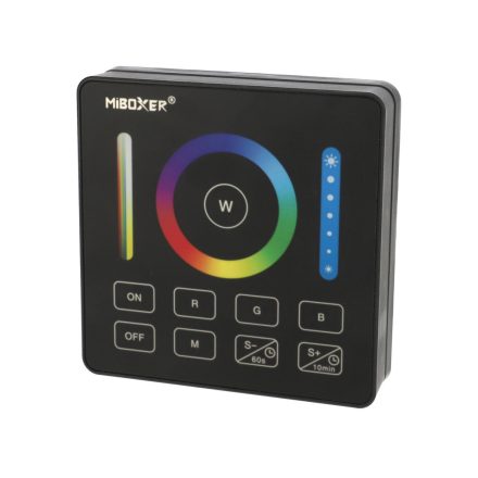 Mi-Light - B0-B - Group Control RGB+CCT Fali FullColor elemes szabályzó panel, fekete