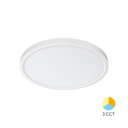 Braytron LED mennyezeti lámpa, 36W, IP20, CCT, 3960lm, fehér, Jade