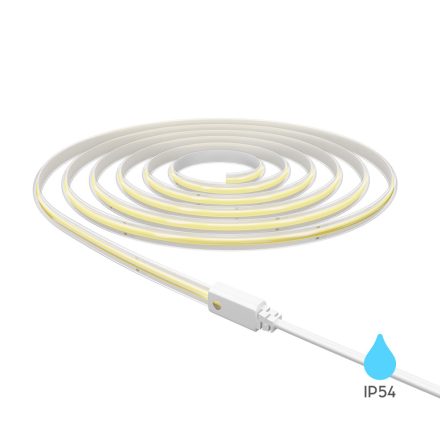 Braytron COB LED Szalag, 12W/m, 3000K, 220/240V, IP65, 1250 lm/m, 360LED/m, 10mm széles, 50 méter/tekercs