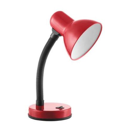 FUPI, asztali lámpa, 40W, E27, acél+műanyag, piros