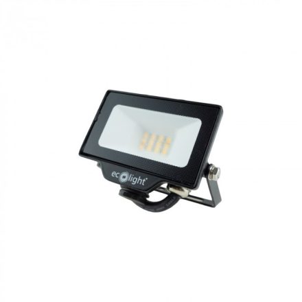 Ecolight LED reflektor, NL-1, 10W, 4000K, 900lm, IP65, Fekete,