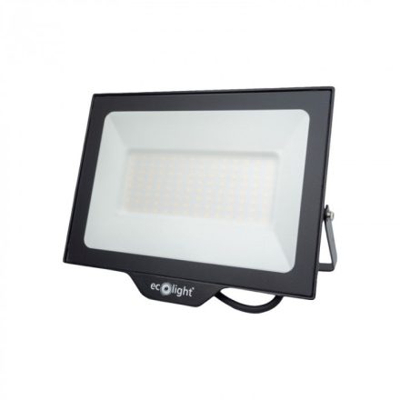 Ecolight LED reflektor, NL-1, 100W, 4000K, 9000lm, IP65, Fekete,