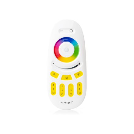 Mi-Light Group Control RGBW csoport (zóna) távirányító RGB+fehér LED szalaghoz, sárga