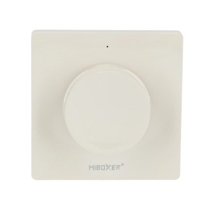 Mi-Light -K1W - Fali LED fényerőszabályzó, forgatógombos, fehér