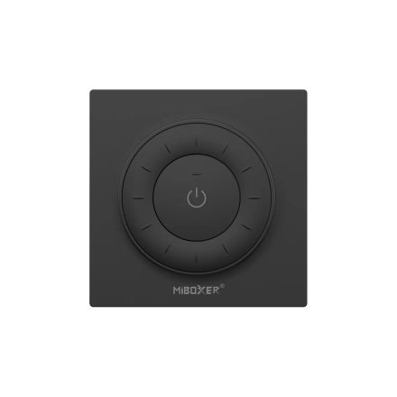Mi-light - K3B - Dimmer, Fali LED szalag fényerő és színhőmérséklet szabályzó panel (CCT): elemes - fekete