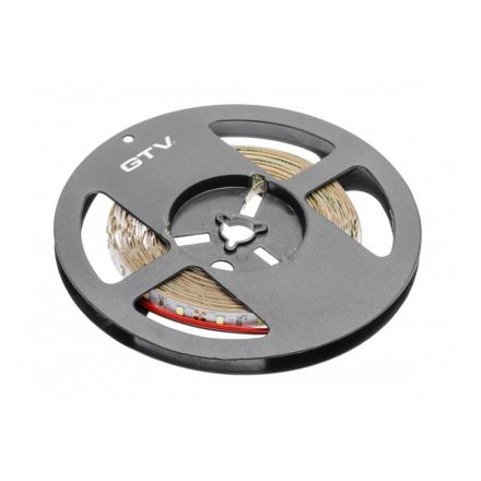 LED szalag FLASH 3528, 120 LED/m, 6500K, 9,6 W/m, 520 lm/m, 12VDC, IP65, 8 mm, 5 m-es tekercsben