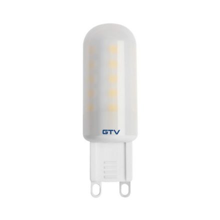 LED fényforrás 4W, G9, 3000K, AC220-240V, sugárzási szög 360°, 300 lm, 43 mA