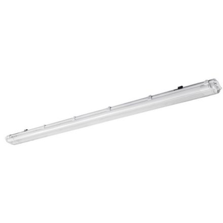 Vízálló lámpatest HAGEN LED 2x150cm, T8 LED, G13, AC220-240V, 50/60Hz, IP65, PC/PC, LED csövekhez, 1 oldalról táplált, fehér test, T8 LED, G13, AC220-240V, 50/60Hz, IP65, PC/PC, LED csövekhez, 1 oldalról táplált, fehér test