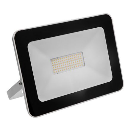 LED-es reflektor LED iLUX, 100W, 8000lm AC220-240V, 50/60 Hz, PF>0,9, RA>80, IP65, 120°, 6400K, fehér színű keret