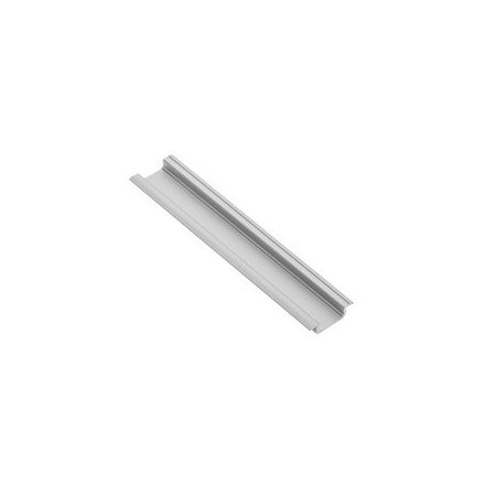 Alumínium profil LED szalagokhoz, süllyesztett GLAX, 2 m, ezüst