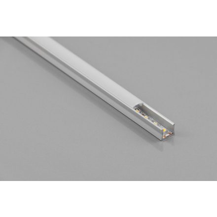 GLAX MICRO alumínium profil LED szalagokhoz, felületre szerelve, ezüst L=2 m