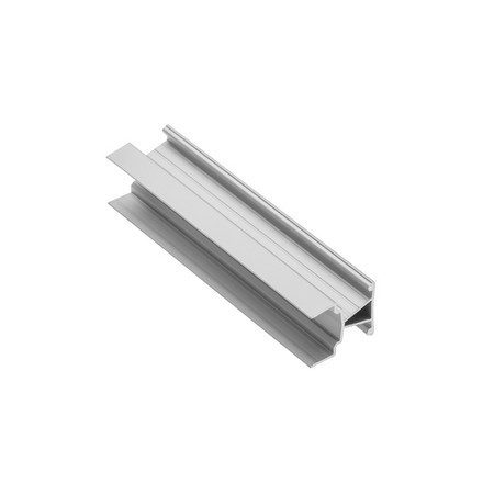 Alumínium profil GLAX keskeny, lemezvastagság 18 mm, kétoldalas, ezüst, l=3,0 m