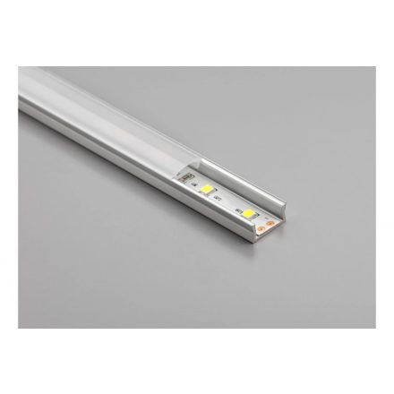 Felszíni alumínium LED-profil GLAX Mini, fehér, 2 m