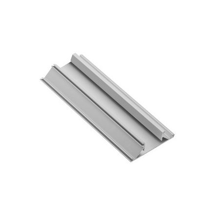 Alumínium perem kétoldalas GLAX profil, lemezvastagság 18 mm, ezüst, l=3,0 m