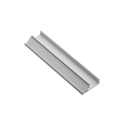 Alumínium peremprofil GLAX, 18 mm vastagságú tábla, ezüst, l=3,0 m