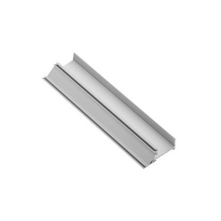 Alumínium szegélyprofil (szegélyszalag) GLAX, lemezvastagság 18 mm, ezüst, l=3,0 m