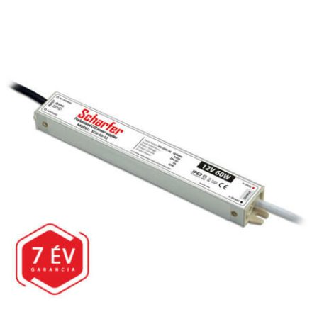 SCHARFER Professzionális Led tápegység 60W, 12V