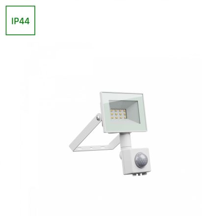 Spectrum Led reflektor mozgásérzékelővel, 10W, 4000K, 750lm, IP44, 230V, Fehér, Noctis Lux4