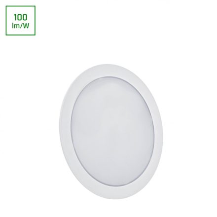 LED Panel 2in1 (falon kívüli/süllyesztett) Algine, 12W, 4000K, 1200/1500lm, 110°, IP20, 170x35 [mm], 17000h, kivágási méret: 145 [mm], 230V, Műanyag