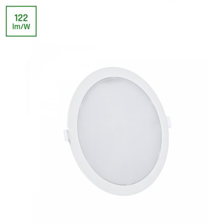 LED Panel 2in1 (falon kívüli/süllyesztett) Algine, 18W, 4000K, 1750/2200lm, 110°, IP20, 223x35 [mm], 17000h, kivágási méret: 200 [mm], 230V, Műanyag