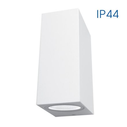 PORTO/SQ 2xGU10 WH IP44