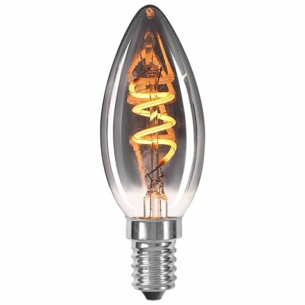 Vivalux Filament LED fényforrás, 2W, E14, 1800K, 50lm, 230V, BFS35, Smoke