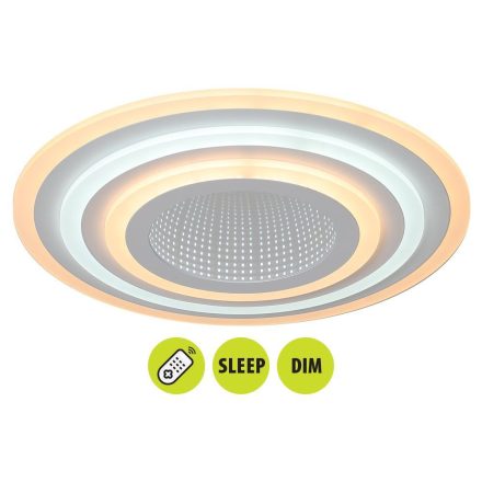 Vivalux Led mennyezeti lámpa távirányítóval, 75W, 4725lm, 3000-6000K, IP20, 4000K,    Saturn