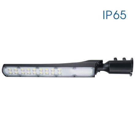 Vivalux vízálló LED lámpatest, STRADA, 50W, 6400K, 5000lm, IP65, 2 év garancia, Nyalábszög 90º/120º, alumínium, fekete  