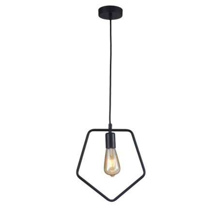Vivalux Függesztett lámpa, 1XE27, max. 1X14W, IP20, 230V, 270x100x1000 mm, fekete, ELIO
