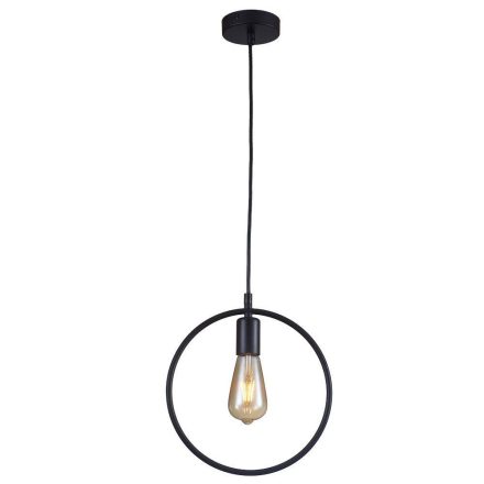 Vivalux Függesztett lámpa, 1XE27, max. 1X14W, IP20, 230V, 270x100x1270 mm, fekete, ELIO