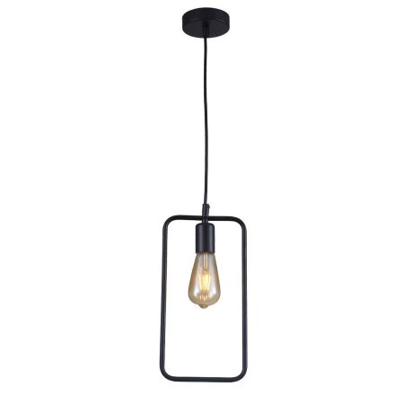 Vivalux Függesztett lámpa, 1XE27, max. 1X14W, IP20, 230V, 170x100x1000 mm, fekete, ELIO