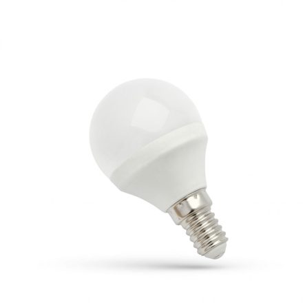 Led Fényforrás, Kisgömb, Opál, E14, 6W, 520lm, 3000K, 45x82 [mm], 17000h, 160°, 230V