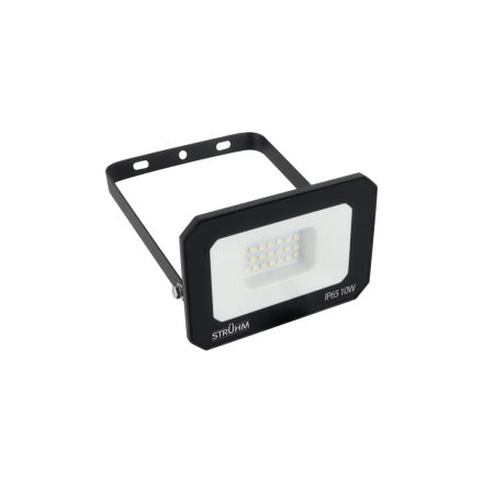 Strühm Led reflektor, 10W, 1140lm, 115°, 4200K, IP65, Fekete, Aston