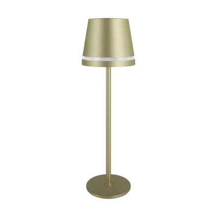 Strühm LED állólámpa, CCT, max. 3W, 3000K/4400K/6000K, max. 200lm, IP20, 380x110x110mm, arany, Ines