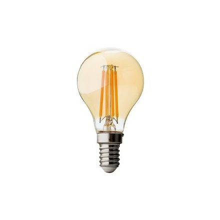 Ultralux LED fényerőszabályozható izzólámpa sárga E14 220-240V AC 4W