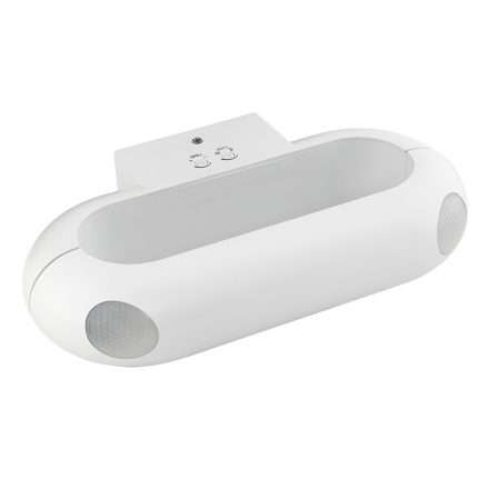 Ultralux Led Lámpa, két PIR mozgásérzékelővel, 18W, 1300lm, IP65, 2X90°, 