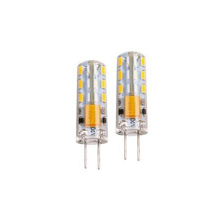 Ultralux LED lámpa 2W G4 2700K, 12V DC 1db./blister - szilikon