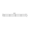 Strühm COB LED Szalag, 25W, 12V, 4100K, 2630lm, 320LED/m, 5 méteres tekercs, Largo