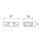 Strühm Gyorscsatlakozó COB LED Szalaghoz, IP20, 5X17X10mm, (2db/csomag)