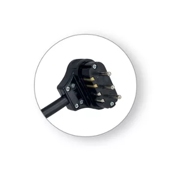 COMMEL Csatlakozó kábel H05VV-F 5G2,5 / 1,5 m