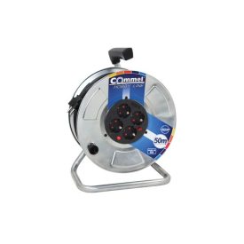 COMMEL Kábeldobos hosszabbító, H05VV-F 3G1,5 / 50 m