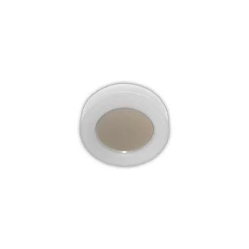   DB LED lámpatest 15W inox-tükrös, kerek, 4000K IP65 1200LM