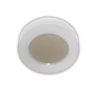 DB LED lámpatest 15W inox-tükrös, kerek, 4000K IP65 1200LM