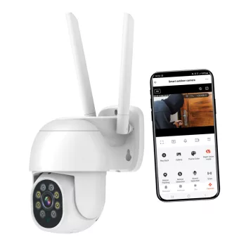   Commel Wifi-s smart kültéri kamera, felbontás: 2K/4MP, IP65, 95x160x135mm