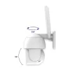   Commel Wifi-s smart kültéri kamera, felbontás: 2K/4MP, IP65, 95x160x135mm