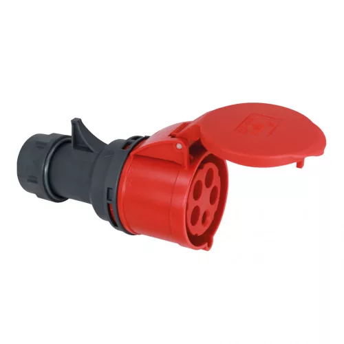 Commel ipari csapfedeles dugalj, 16A, 400V, 4P, IP44